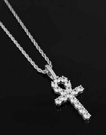 Iced Out Ankh Kolye CS1047GM