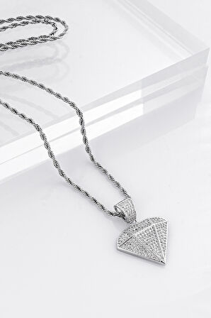 Iced Out Diamond Kolye CS1048GM
