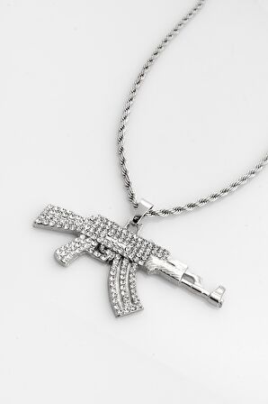 Iced Out AK-47 Kolye CS1188GM