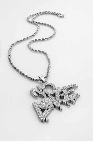Iced Out No Love Kolye CS1193GM