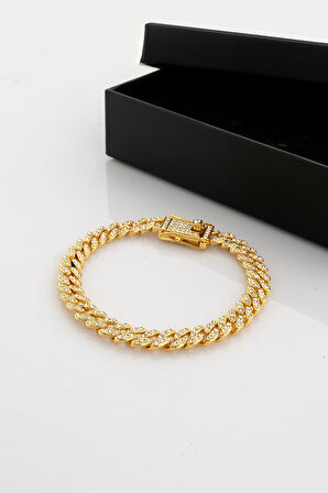 8mm Cuban Chain Bileklik CS1209AL