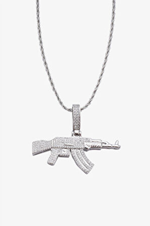 Iced Out Ak-47 Kolye
