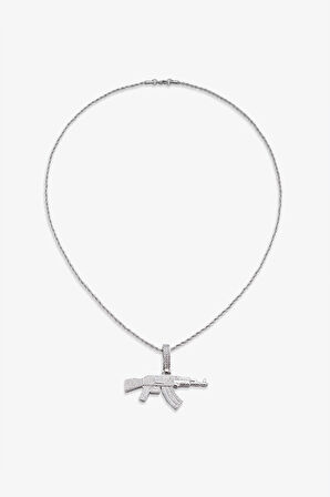 Iced Out Ak-47 Kolye