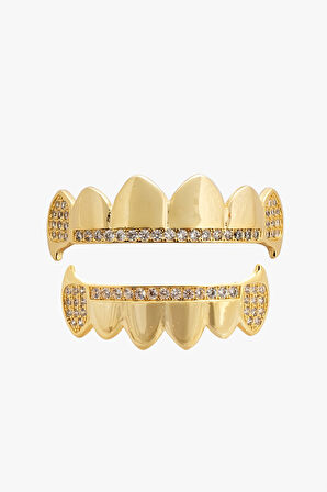 Iced Vampire Grillz Silver
