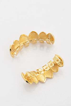 Iced Vampire Grillz Silver