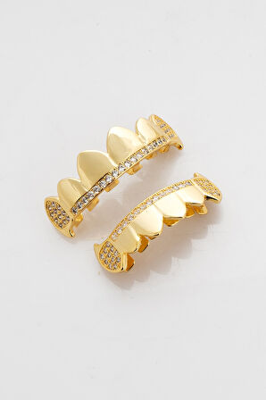 Iced Vampire Grillz Silver