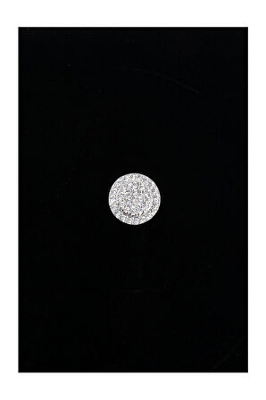 10mm Circle Cut Diamond Küpe