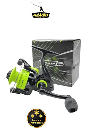 2 ADET BAUER Hıkaru 200 Lrf & Spin Olta Makinesi 5 Bilye