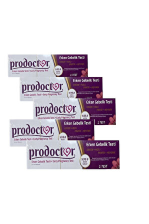 Erken Gebelik Testi %99.8 Kesin Sonuç X 5 Adet (Early Pregnancy Test X5 )