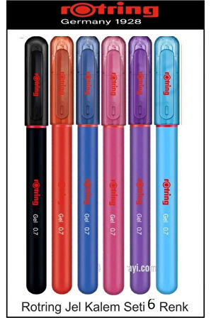 Jel Kalem 0.7 mm 6 Renk