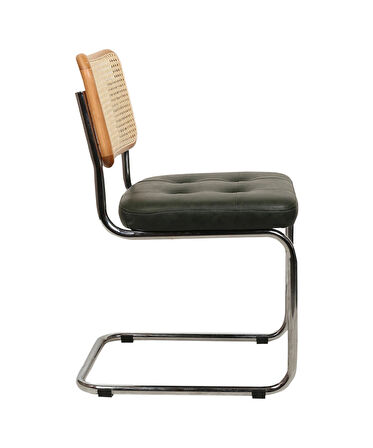 Cesca Kolsuz Pitone Döşemeli Sandalye