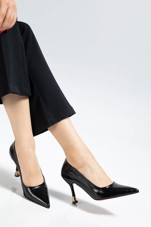 Ketrin Stiletto Rugan Ayakkabı