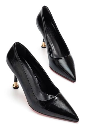 Ketrin Stiletto Rugan Ayakkabı