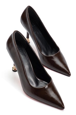 Ketrin Stiletto Rugan Ayakkabı