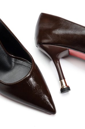 Ketrin Stiletto Rugan Ayakkabı
