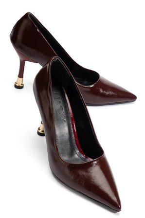 Ketrin Stiletto Rugan Ayakkabı