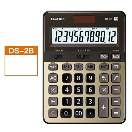 Casio DS-2B Gold Series Masaüstü Hesap Makinası