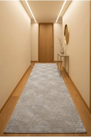 Kaymaz Tabanlı Halı Kesme Yolluk Salon Koridor Mutfak Yatak Odası Halısı 3002 Vi̇Zon