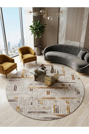 Kaymaz Tabanlı Halı Kesme Yolluk Salon Koridor Mutfak Yatak Odası Halısı Daire 3012 Bej