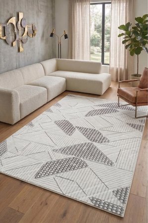 Kaymaz Tabanlı Halı Kesme Yolluk Salon Koridor Mutfak Yatak Odası Halısı 3023 Kahve