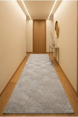 Kaymaz Tabanlı Halı Kesme Yolluk Salon Koridor Mutfak Yatak Odası Halısı 6002 Vi̇Zon