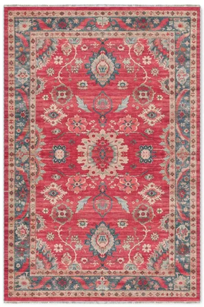 Dekoratif Halı Kaymaz Taban Leke Tutmaz Yıkanabilir Kilim Özel Ölçü Salon Halısı 3026-3