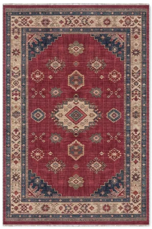 Dekoratif Halı Kaymaz Taban Leke Tutmaz Yıkanabilir Kilim Özel Ölçü Salon Halısı 3028