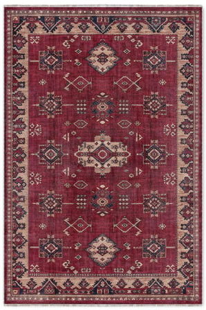 Dekoratif Halı Kaymaz Taban Leke Tutmaz Yıkanabilir Kilim Özel Ölçü Salon Halısı 3029