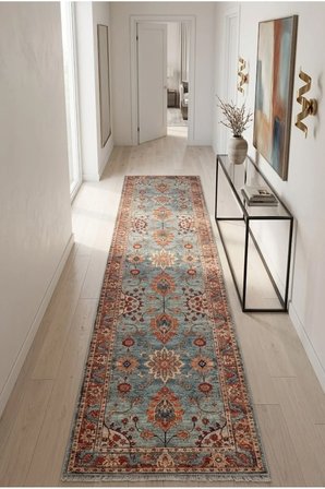 Dekoratif Halı Kaymaz Taban Leke Tutmaz Yıkanabilir Kilim Özel Ölçü Salon Halısı 3030
