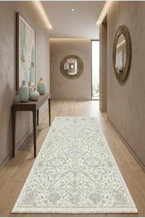 Dekoratif Halı Kaymaz Taban Leke Tutmaz Yıkanabilir Kilim Özel Ölçü Salon Halısı 3039