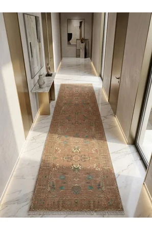 Dekoratif Halı Kaymaz Taban Leke Tutmaz Yıkanabilir Kilim Özel Ölçü Salon Halısı 3051