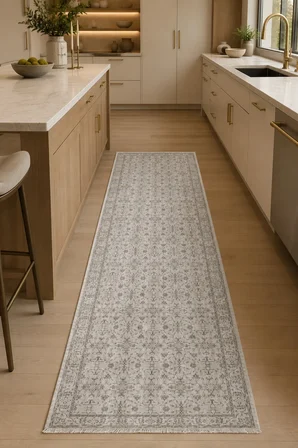 Dekoratif Halı Kaymaz Taban Leke Tutmaz Yıkanabilir Kilim Özel Ölçü Salon Halısı 3058