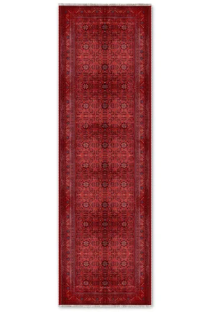 Yolluk Halı Kaymaz Taban Yıkanabilir Leke Tutmaz Kilim Özel Ölçü Koridor Halısı 3009