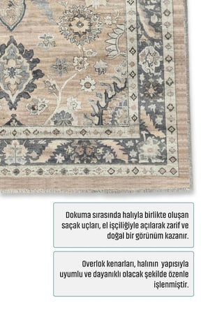 Yolluk Halı Kaymaz Taban Yıkanabilir Leke Tutmaz Kilim Özel Ölçü Koridor Halısı 3026
