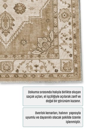 Yolluk Halı Kaymaz Taban Yıkanabilir Leke Tutmaz Kilim Özel Ölçü Koridor Halısı 3027-2