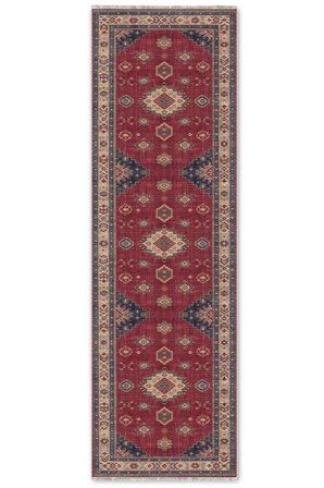 Yolluk Halı Kaymaz Taban Yıkanabilir Leke Tutmaz Kilim Özel Ölçü Koridor Halısı 3028