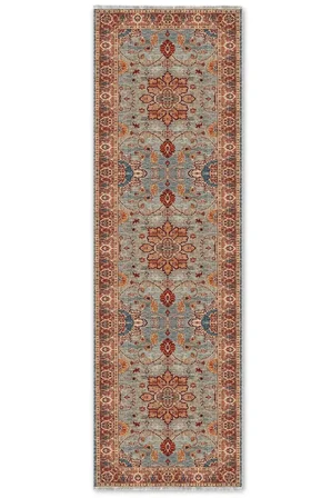Yolluk Halı Kaymaz Taban Yıkanabilir Leke Tutmaz Kilim Özel Ölçü Koridor Halısı 3034