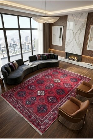 Yolluk Halı Kaymaz Taban Yıkanabilir Leke Tutmaz Kilim Özel Ölçü Koridor Halısı 3040