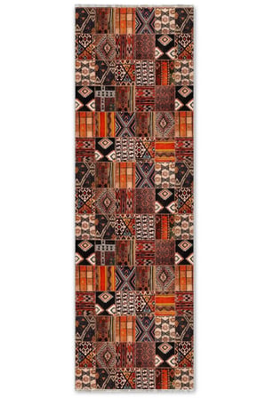 Yolluk Halı Kaymaz Taban Yıkanabilir Leke Tutmaz Kilim Özel Ölçü Koridor Halısı 3046