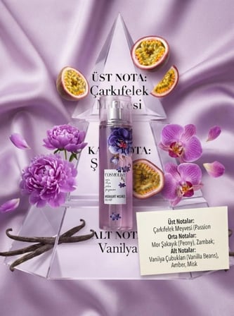 Midnight Wishes Body Mist 250 ml - Çarkıfelek Meyvesi, Mor Şakayık ve Vanilya Notalı Vücut Spreyi (Özel Seri)