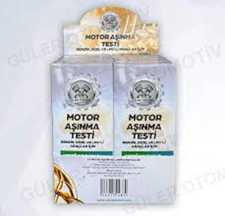 CS Motor Test Cs Motor Aşınma Testi 10 lu Avantajlı Paket