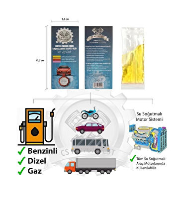 CS MOTOR CONTA KAÇAK YANIK TESTİ 3-LÜ(Benzin/Dizel/Lpg)