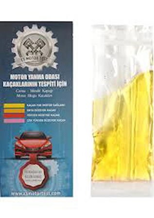 CS MOTOR CONTA KAÇAK TESTİ