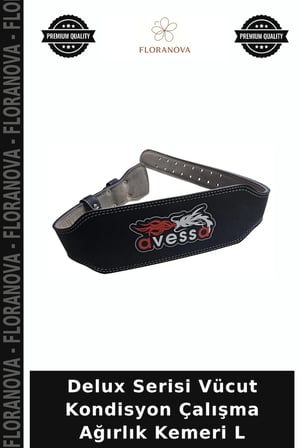 Delux Serisi Vücut Kondisyon Çalışma Ağırlık Kemeri L