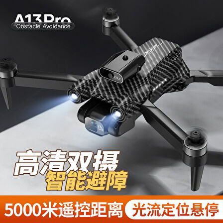 Çeşithane A13 Üstün Performanslı Drone – Elektrik Ayarlı Lens, Optik Hover, 360° Roll Hareketli, Katlanabilir Profesyonel RC Drone