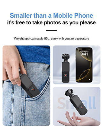 Çeşithane 5K Ultra HD Video Kamera – Anti-Shake Stabilizasyonlu, 270° Döner Ekranlı Vlog & Seyahat Kamera, WiFi Destekli Spor Aksiyon Kamerası (Mik