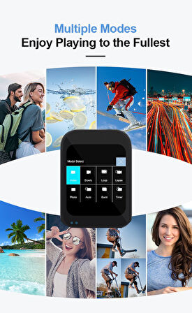 Çeşithane 5K Ultra HD Video Kamera – Anti-Shake Stabilizasyonlu, 270° Döner Ekranlı Vlog & Seyahat Kamera, WiFi Destekli Spor Aksiyon Kamerası (Mik