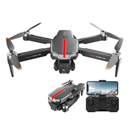 Çeşithane C13S HD Kamera Drone – Fırçasız Motorlu, Optik Akış Sabitleme, GPS Destekli, LED Işıklı Katlanabilir Profesyonel Quadcopter Drone