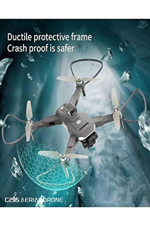 29S Akıllı GPS Drone | 200 MP HD Kameralı, Engel Kaçınmalı ve LCD Ekranlı Kumandalı Hava Dronu
