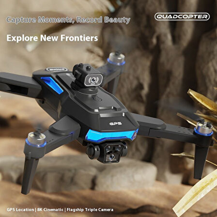 Çeşithane J18 Mini Drone –HD Çift Kameralı, Fırçasız Motorlu, Engel Kaçınma Sensörlü, APP Kontrollü Taşınabilir